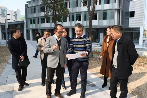 区管委会主任苏虎同志调研港湾一号科创园